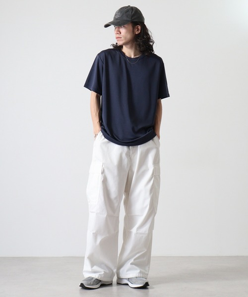 TRUSS(トラス)の「TRUSS SUSTAINABLE リサイクルポリエステルTシャツ(Tシャツ/カットソー・メンズ・ホワイト/ブラック/ネイビー・L/S/XL)」の12枚目の写真
