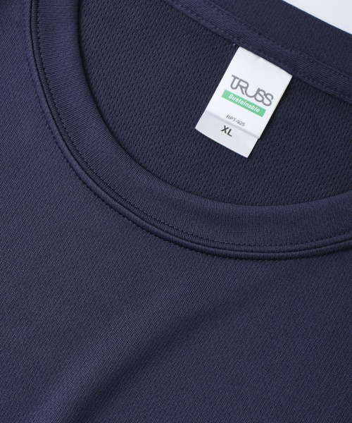 TRUSS(トラス)の「TRUSS SUSTAINABLE リサイクルポリエステルTシャツ(Tシャツ/カットソー・メンズ・ホワイト/ブラック/ネイビー・L/S/XL)」の17枚目の写真