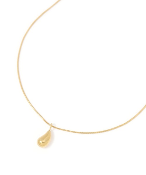 LOWRYS FARM（ローリーズファーム）の「ステンレスプチTOPネックレス 283642（ネックレス・レディース・グレー/ベージュ/グレー系その他/ゴールド/ライトグレー/キャメル・FREE）」の5枚目の写真