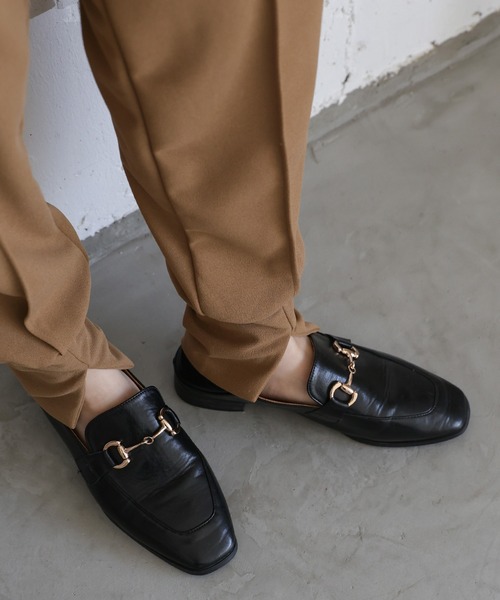 select MOCA Et（セレクトモカエト）の「【Et】Center Slit Jogger Pants（その他パンツ・レディース・ブラック/ブラウン・LARGE/MEDIUM）」の15枚目の写真