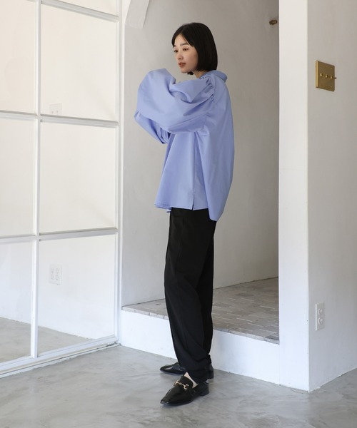 select MOCA Et（セレクトモカエト）の「【Et】Center Slit Jogger Pants（その他パンツ・レディース・ブラック/ブラウン・LARGE/MEDIUM）」の11枚目の写真