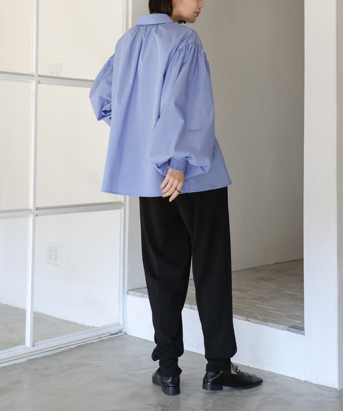 select MOCA Et（セレクトモカエト）の「【Et】Center Slit Jogger Pants（その他パンツ・レディース・ブラック/ブラウン・LARGE/MEDIUM）」の12枚目の写真