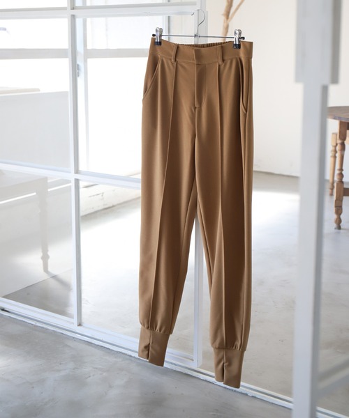 select MOCA Et（セレクトモカエト）の「【Et】Center Slit Jogger Pants（その他パンツ・レディース・ブラック/ブラウン・LARGE/MEDIUM）」の20枚目の写真