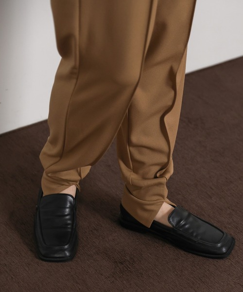 select MOCA Et（セレクトモカエト）の「【Et】Center Slit Jogger Pants（その他パンツ・レディース・ブラック/ブラウン・LARGE/MEDIUM）」の6枚目の写真