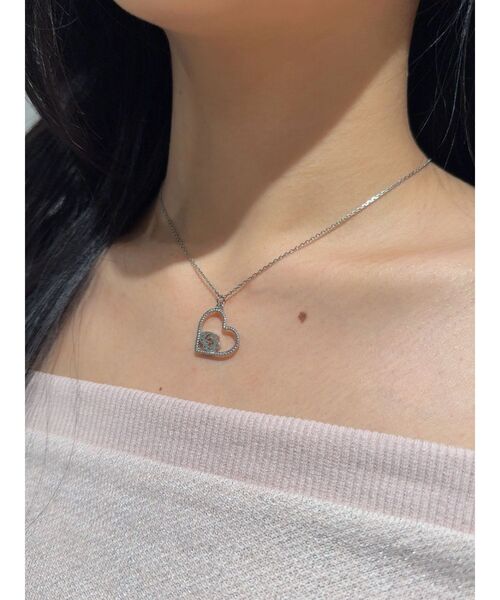 GYDA（ジェイダ）の「JEYSUS GD ハートネックレス（ネックレス・レディース・シルバー/ゴールド・FREE）」の2枚目の写真