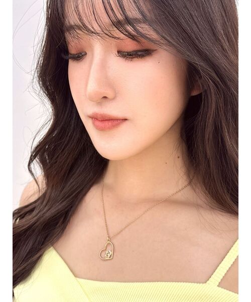 GYDA（ジェイダ）の「JEYSUS GD ハートネックレス（ネックレス・レディース・シルバー/ゴールド・FREE）」の4枚目の写真