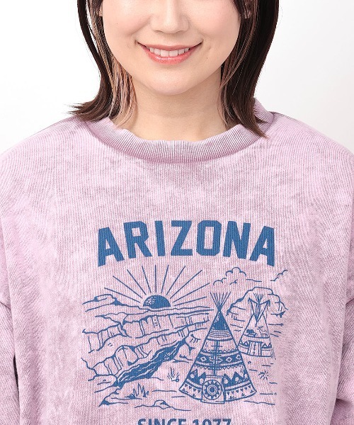 チチカカ（チチカカ）の「パウダーダイスウェットプルオーバー（スウェット・レディース・ピンク/グリーン/チャコールグレー・FREE）」の12枚目の写真