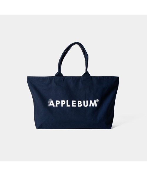APPLEBUM（アップルバム）の「Blurry Logo Zip Totebag [TiEDYE FREAK]（トートバッグ・メンズ・ネイビー・FREE）」の2枚目の写真