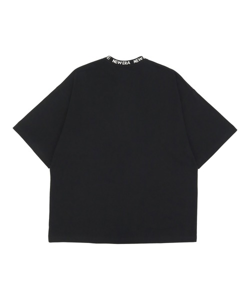 NEW ERA（ニューエラ）の「ニューエラ 半袖Tシャツ オーバーサイズ 襟ジャカードロゴ（Tシャツ/カットソー・メンズ・ホワイト/ブラック/ベージュ・XL/L/S/XXL/M）」の8枚目の写真