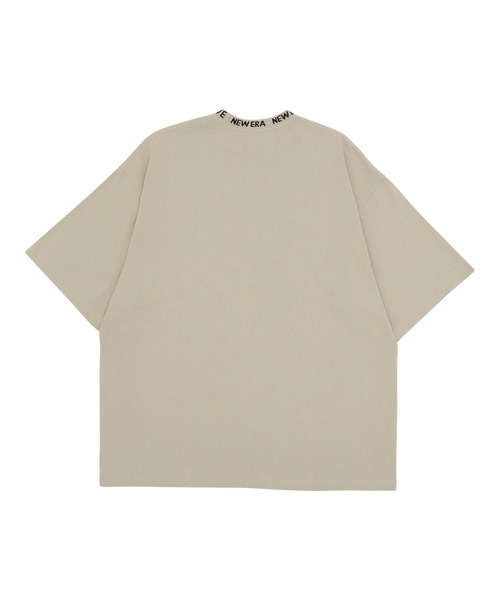NEW ERA（ニューエラ）の「ニューエラ 半袖Tシャツ オーバーサイズ 襟ジャカードロゴ（Tシャツ/カットソー・メンズ・ホワイト/ブラック/ベージュ・XL/L/S/XXL/M）」の20枚目の写真
