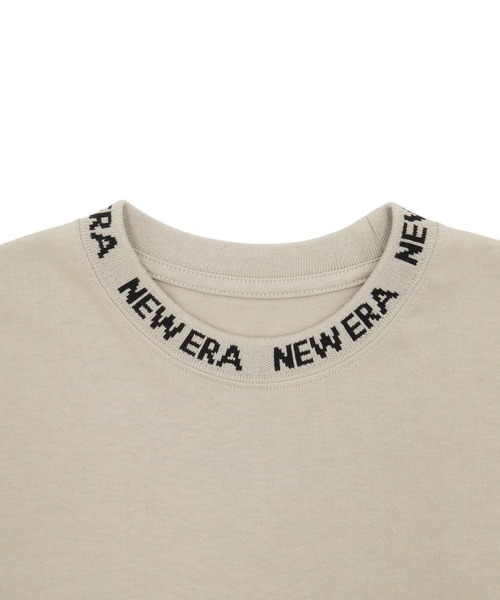 NEW ERA（ニューエラ）の「ニューエラ 半袖Tシャツ オーバーサイズ 襟ジャカードロゴ（Tシャツ/カットソー・メンズ・ホワイト/ブラック/ベージュ・XL/L/S/XXL/M）」の21枚目の写真