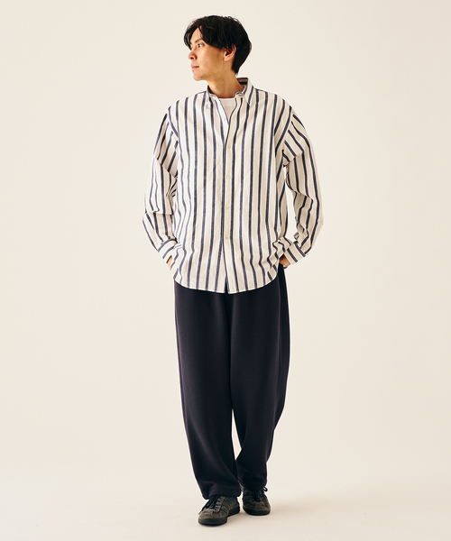 417 EDIFICE（フォーワンセブンエディフィス）の「LE JAPON AOAP 417別注 スウェットパンツ（スウェットパンツ・メンズ・ネイビー/グレー/ブラック・LARGE/MEDIUM）」の22枚目の写真