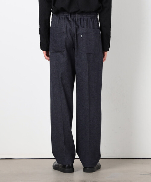 COMME CA ISM(コムサイズム)の「デニムライクストレッチ ワイドシェフパンツ(その他パンツ・メンズ・ネイビー・MEDIUM/LARGE)」の3枚目の写真