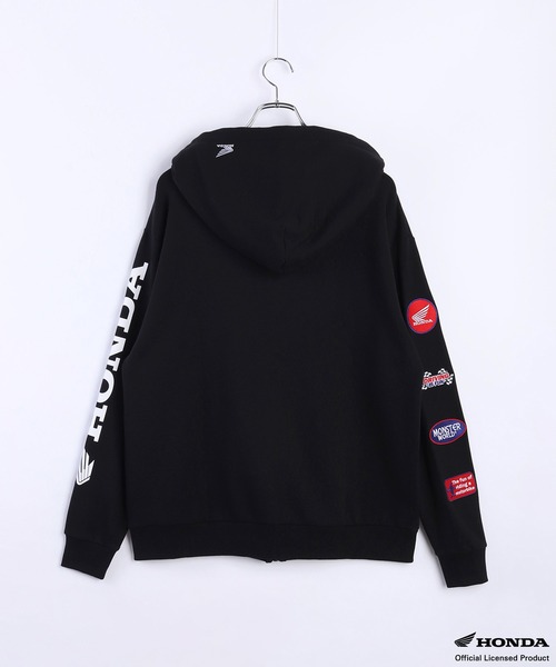 WESTSEA（ウエストシー）の「HONDA × MONSTER WORLD フルZIPパーカー 長袖（パーカー・メンズ・ブラック系その他/ネイビー系/ネイビー/ブラック・L/M）」の13枚目の写真