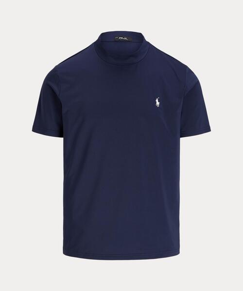 RLX GOLF(アールエルエックスゴルフ)の「テーラード フィット パフォーマンス モックネック(Tシャツ/カットソー・メンズ・ネイビー系1・S/M/L/XS)」の2枚目の写真