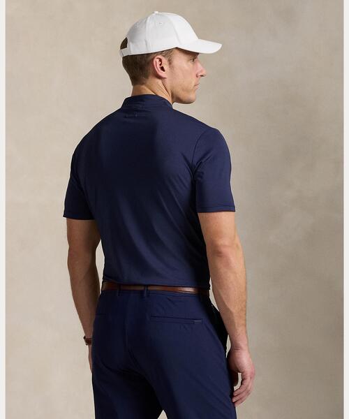 RLX GOLF(アールエルエックスゴルフ)の「テーラード フィット パフォーマンス モックネック(Tシャツ/カットソー・メンズ・ネイビー系1・S/M/L/XS)」の4枚目の写真