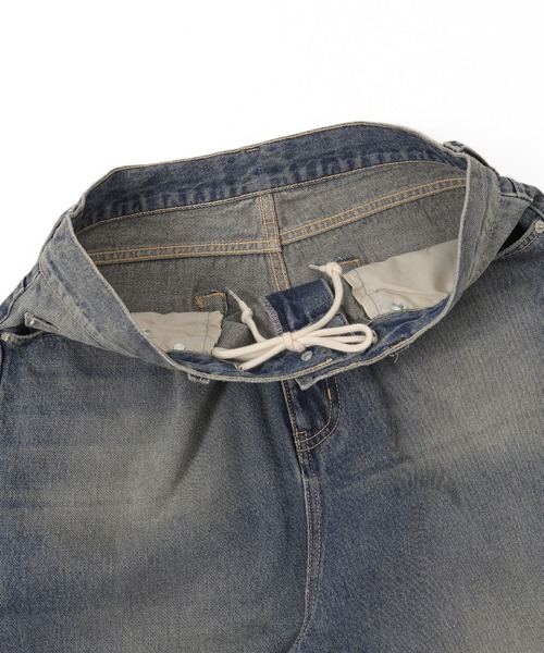 WEGO（ウィゴー）の「WEGO/バギーストレートデニムパンツ（デニムパンツ・メンズ・グレー/コバルトブルー/ブラック系3/ブラック系その他/ブラック系2/インディゴブルー/ブラック・SMALL/MEDIUM/LARGE）」の17枚目の写真