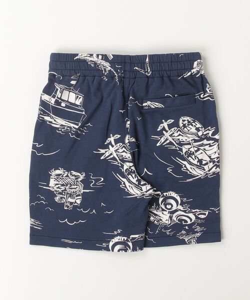 新品未使用✨POLO RALPH LAUREN ラルフローレン プリントパンツ セール】ノーティカルプリント スパ テリー ショートパンツ