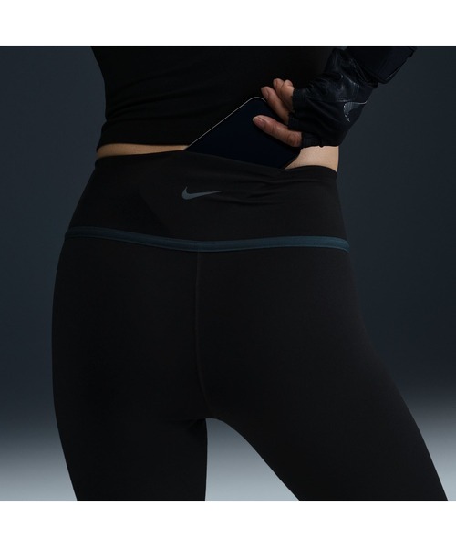 NIKE(ナイキ)の「ナイキ NIKE ナイキ ワン DF HR 7/8 タイツ SP(タイツ/ストッキング・レディース・ブラック/ボルドー・L/S/M)」の6枚目の写真
