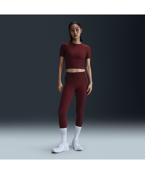 NIKE(ナイキ)の「ナイキ NIKE ナイキ ワン DF HR 7/8 タイツ SP(タイツ/ストッキング・レディース・ブラック/ボルドー・L/S/M)」の9枚目の写真