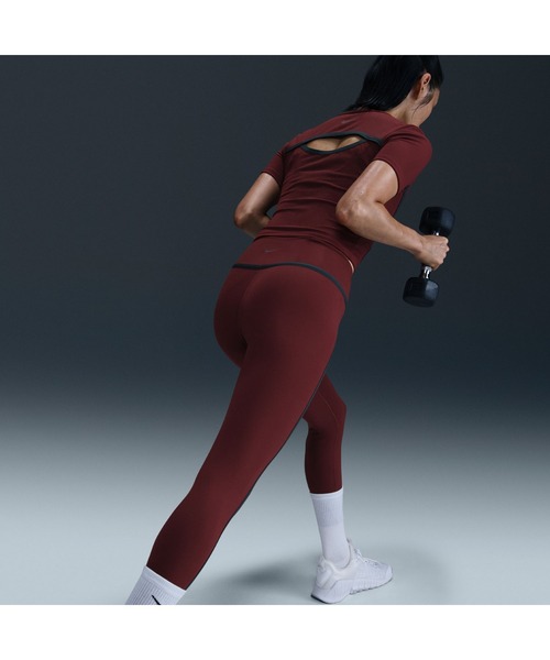 NIKE(ナイキ)の「ナイキ NIKE ナイキ ワン DF HR 7/8 タイツ SP(タイツ/ストッキング・レディース・ブラック/ボルドー・L/S/M)」の11枚目の写真