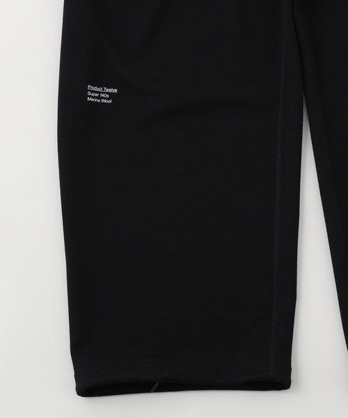 Product Twelve(プロダクトトゥエルブ)の「Product Twelve Super140s Melino Wool Sweat pants 25SS-PCS03(スウェットパンツ・メンズ・ブラック・2/3)」の8枚目の写真