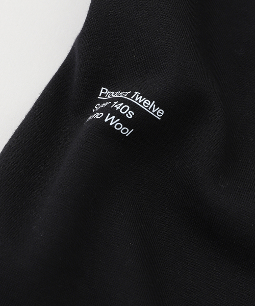 セール】Product Twelve Super140s Melino Wool Sweat pants 25SS