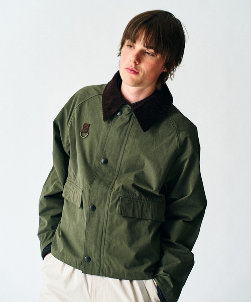 Barbour スペイ　オリーブグリーン ナイロンジャケット Lサイズ セール】BARBOUR / バブアー オーバーサイズ スペイ（ナイロン