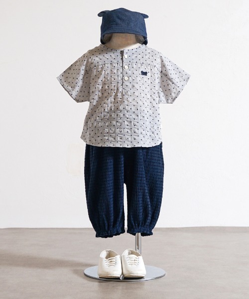 10mois(ディモワ)の「【10mois(ディモワ)】雲ポケットバルーンパンツ 70-80・80-90・90-100・100-110cm(その他パンツ・キッズ・ネイビー/ベージュ・90-100cm/70-80cm/80-90cm)」の9枚目の写真