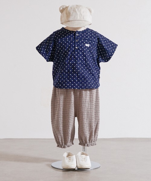 10mois(ディモワ)の「【10mois(ディモワ)】雲ポケットバルーンパンツ 70-80・80-90・90-100・100-110cm(その他パンツ・キッズ・ネイビー/ベージュ・90-100cm/70-80cm/80-90cm)」の4枚目の写真