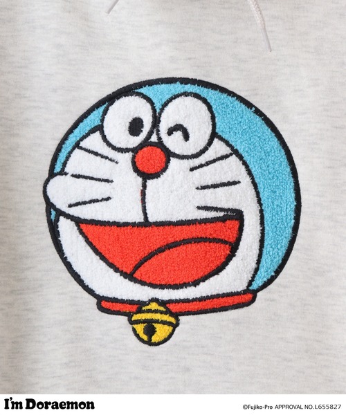 sanrio(サンリオ)の「I’m Doraemon裏起毛ビッグシルエットプルパーカー(パーカー・メンズ・オートミール/ブラック・FREE)」の20枚目の写真
