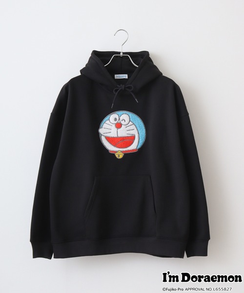 sanrio(サンリオ)の「I’m Doraemon裏起毛ビッグシルエットプルパーカー(パーカー・メンズ・オートミール/ブラック・FREE)」の16枚目の写真