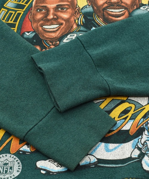 NBA/NFL/NHL/MLB(エヌビーエーエヌエフエルエヌエイチエルエムエルビー)の「【ヴィンテージ古着】90’s NFL Green Bay Packersプリントスウェット(スウェット・メンズ・グリーン・X-LARGE)」の8枚目の写真