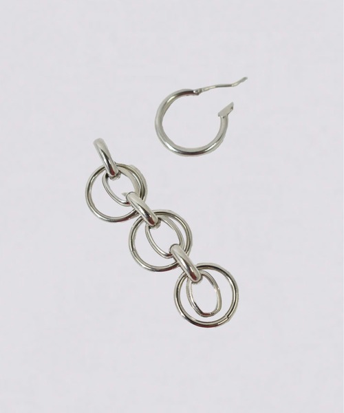 kiehtova（キエトヴァ）の「【kiehtova】OVAL CHAIN PIERCE/オーバルチェーンピアス（ピアス（両耳用）・レディース・ゴールド/シルバー・FREE）」の7枚目の写真