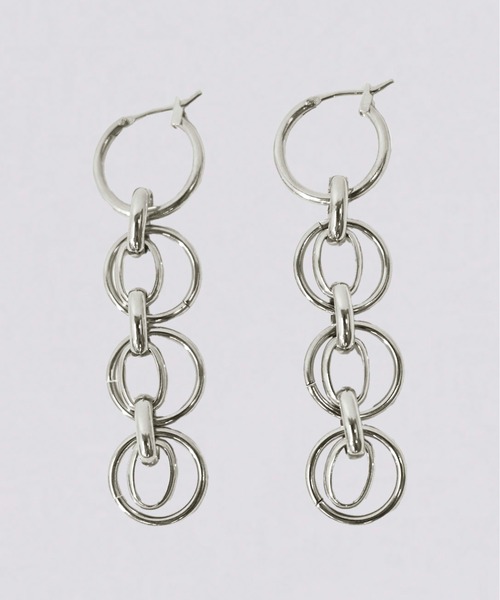 kiehtova（キエトヴァ）の「【kiehtova】OVAL CHAIN PIERCE/オーバルチェーンピアス（ピアス（両耳用）・レディース・ゴールド/シルバー・FREE）」の8枚目の写真