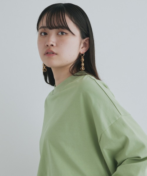 kiehtova（キエトヴァ）の「【kiehtova】OVAL CHAIN PIERCE/オーバルチェーンピアス（ピアス（両耳用）・レディース・ゴールド/シルバー・FREE）」の11枚目の写真