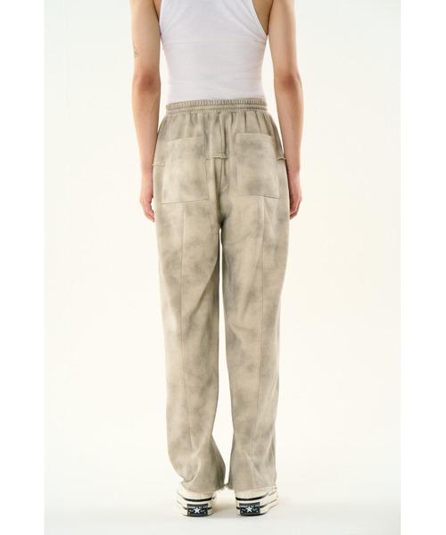 DISCOVERED（ディスカバード）の「DOCKING DAMAGE WIDE SWEAT PANTS（スウェットパンツ・メンズ・ブラック/ベージュ・SMALL/LARGE）」の7枚目の写真