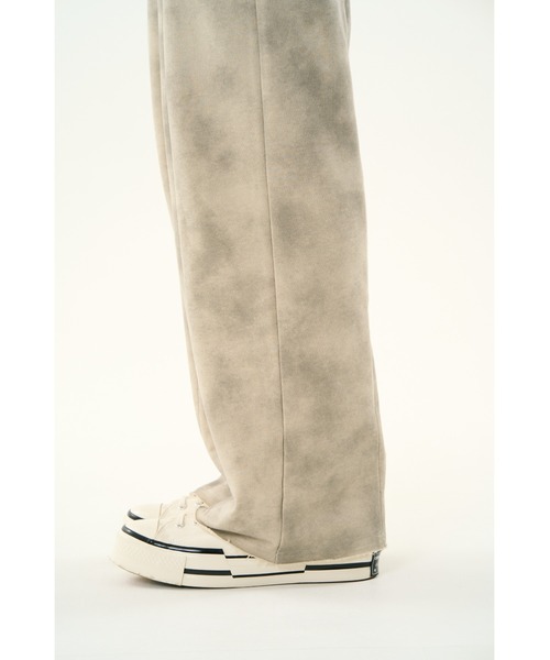 DISCOVERED（ディスカバード）の「DOCKING DAMAGE WIDE SWEAT PANTS（スウェットパンツ・メンズ・ブラック/ベージュ・SMALL/LARGE）」の20枚目の写真