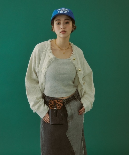 MIRROR STOKE（ミラーストーク）の「【ZOZO限定】SMARTPHONE SHOULDER/スマートフォンショルダー（ショルダーバッグ・レディース・ブラック×ベージュ/ブラック・FREE）」の6枚目の写真