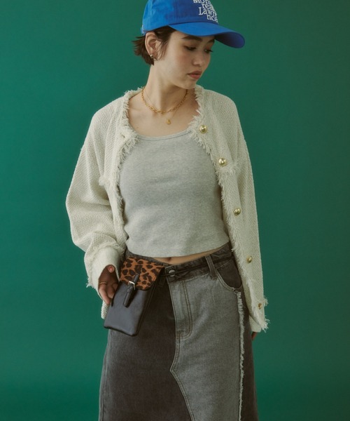 MIRROR STOKE（ミラーストーク）の「【ZOZO限定】SMARTPHONE SHOULDER/スマートフォンショルダー（ショルダーバッグ・レディース・ブラック×ベージュ/ブラック・FREE）」の7枚目の写真