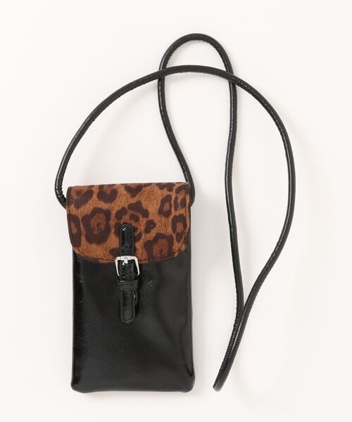 MIRROR STOKE（ミラーストーク）の「【ZOZO限定】SMARTPHONE SHOULDER/スマートフォンショルダー（ショルダーバッグ・レディース・ブラック×ベージュ/ブラック・FREE）」の11枚目の写真