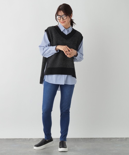 FOUND GOOD(ファウンドグッド)の「コタットレギュラーシャツLS(シャツ/ブラウス・レディース・グリーン/ピンク系/グレー系/ブルー系・M/S/L)」の15枚目の写真