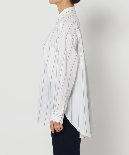 FOUND GOOD（ファウンドグッド）の「コタットレギュラーシャツLS（シャツ/ブラウス・レディース・グリーン/ピンク系/グレー系/ブルー系・M/S/L）」の11枚目の写真