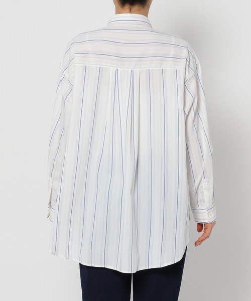 FOUND GOOD(ファウンドグッド)の「コタットレギュラーシャツLS(シャツ/ブラウス・レディース・グリーン/ピンク系/グレー系/ブルー系・M/S/L)」の12枚目の写真