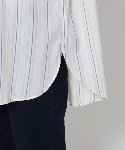 FOUND GOOD(ファウンドグッド)の「コタットレギュラーシャツLS(シャツ/ブラウス・レディース・グリーン/ピンク系/グレー系/ブルー系・M/S/L)」の5枚目の写真