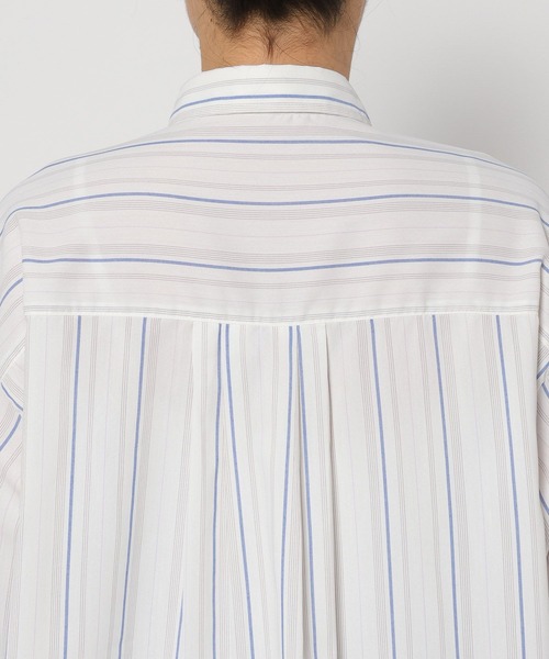 FOUND GOOD(ファウンドグッド)の「コタットレギュラーシャツLS(シャツ/ブラウス・レディース・グリーン/ピンク系/グレー系/ブルー系・M/S/L)」の6枚目の写真