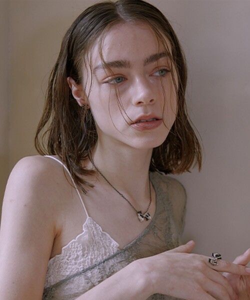 Third Movement（サードムーブメント）の「＜Third Movement＞リボン ネックレス（ネックレス・レディース・シルバー・FREE）」の10枚目の写真