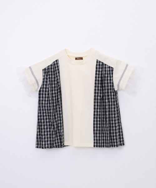 unica(ユニカ)の「サイドプリーツチェックT(Tシャツ/カットソー・レディース・ブラック/オフホワイト・F)」の18枚目の写真