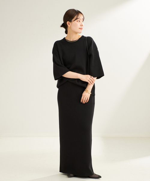 plage（プラージュ）の「mercerize cotton kn スカート（スカート