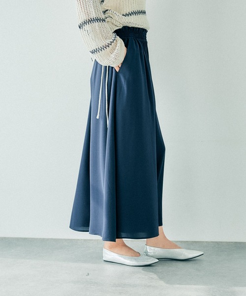 LEPSIM（レプシィム）の「マルチメリットカルゼスカーチョ《丈が選べる》　242730（その他パンツ・レディース・ネイビー/グリーン/グレー・FREE/TALL）」の12枚目の写真